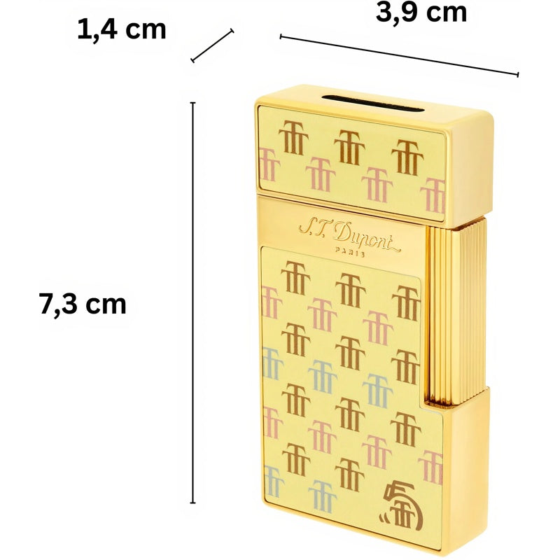 Isqueiro Biggy Trinidad Gold 025077 - Mercado de Luxo - O Maior E-Commerce de Bens, Produtos e Serviços de Luxo do Brasil.