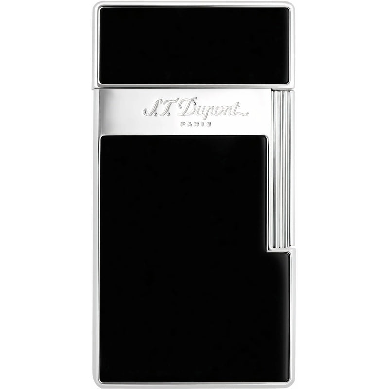 Isqueiro Biggy Preto Lacado Cromado 025001 - Mercado de Luxo - O Maior E-Commerce de Bens, Produtos e Serviços de Luxo do Brasil.