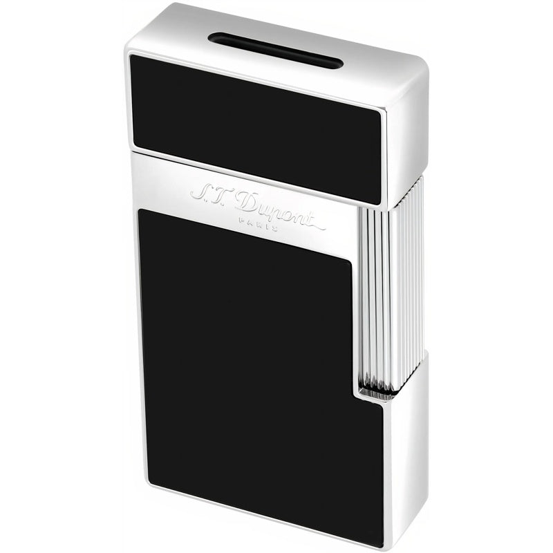 Isqueiro Biggy Preto Lacado Cromado 025001 - Mercado de Luxo - O Maior E-Commerce de Bens, Produtos e Serviços de Luxo do Brasil.