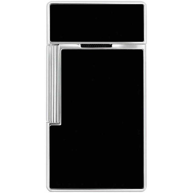 Isqueiro Biggy Preto Lacado Cromado 025001 - Mercado de Luxo - O Maior E-Commerce de Bens, Produtos e Serviços de Luxo do Brasil.