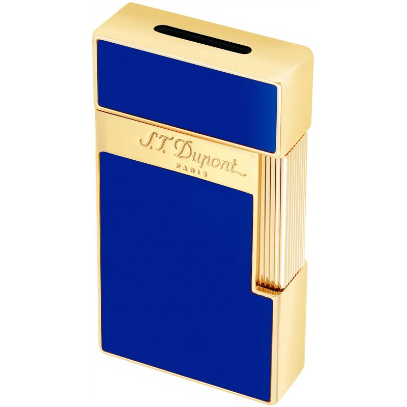 Isqueiro Biggy Azul Laca Dourado 025005 - Mercado de Luxo - O Maior E-Commerce de Bens, Produtos e Serviços de Luxo do Brasil.