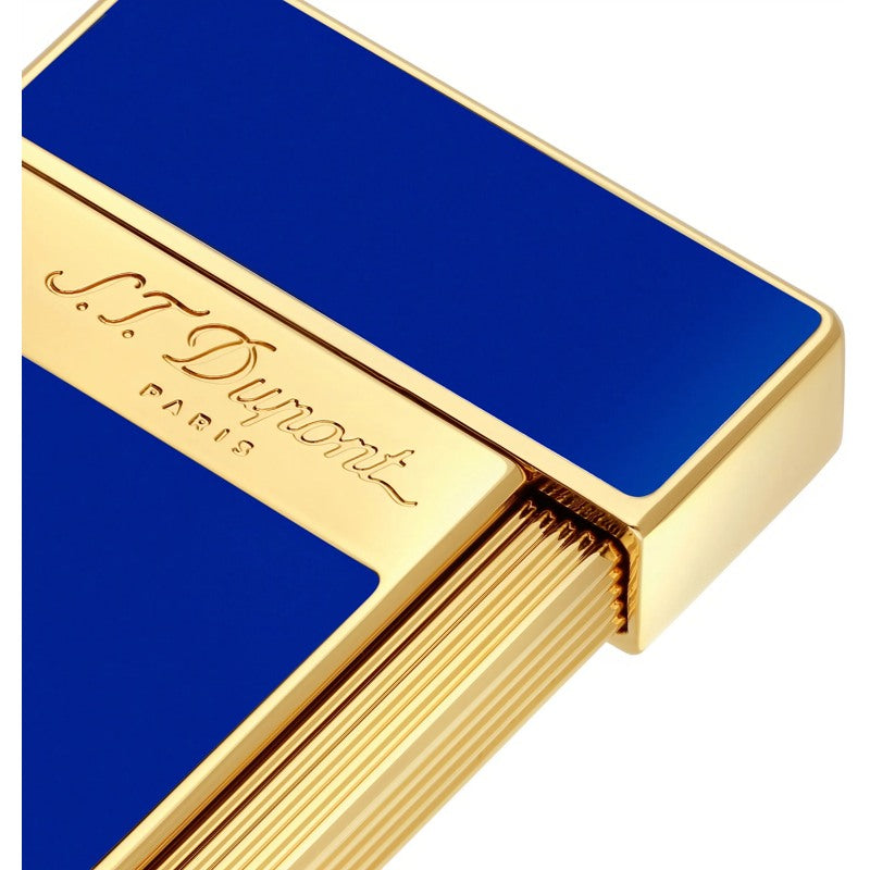 Isqueiro Biggy Azul Laca Dourado 025005 - Mercado de Luxo - O Maior E-Commerce de Bens, Produtos e Serviços de Luxo do Brasil.