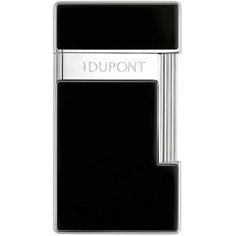 Isqueiro Slimmy Preto Lacado Cromado 028221 - Mercado de Luxo - O Maior E-Commerce de Bens, Produtos e Serviços de Luxo do Brasil.