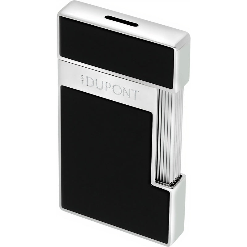 Isqueiro Slimmy Preto Lacado Cromado 028221 - Mercado de Luxo - O Maior E-Commerce de Bens, Produtos e Serviços de Luxo do Brasil.