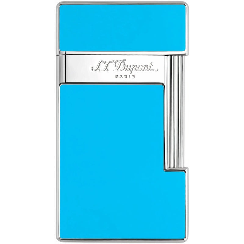 Isqueiro Slimmy Lighter Azul Claro Lacado Cromado 028007 - Mercado de Luxo - O Maior E-Commerce de Bens, Produtos e Serviços de Luxo do Brasil.