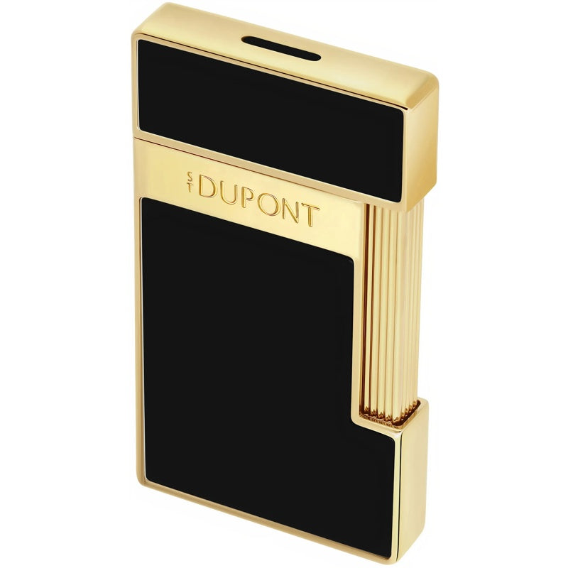 Isqueiro Slimmy Preto Lacado Dourado 028222 - Mercado de Luxo - O Maior E-Commerce de Bens, Produtos e Serviços de Luxo do Brasil.
