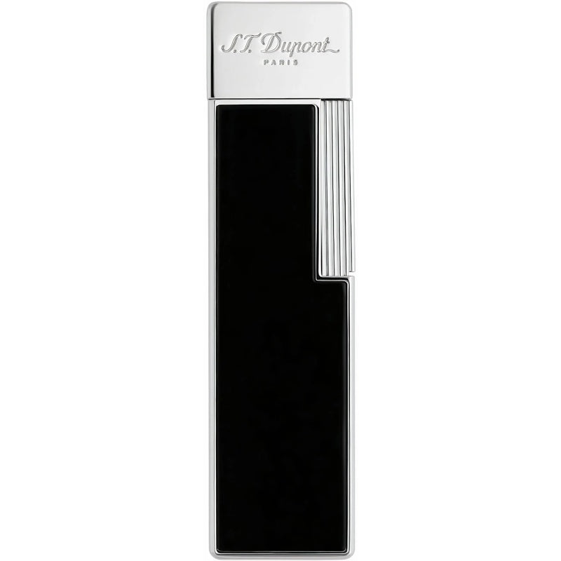 Isqueiro Twiggy Preto Lacado Cromado 030001 - Mercado de Luxo - O Maior E-Commerce de Bens, Produtos e Serviços de Luxo do Brasil.