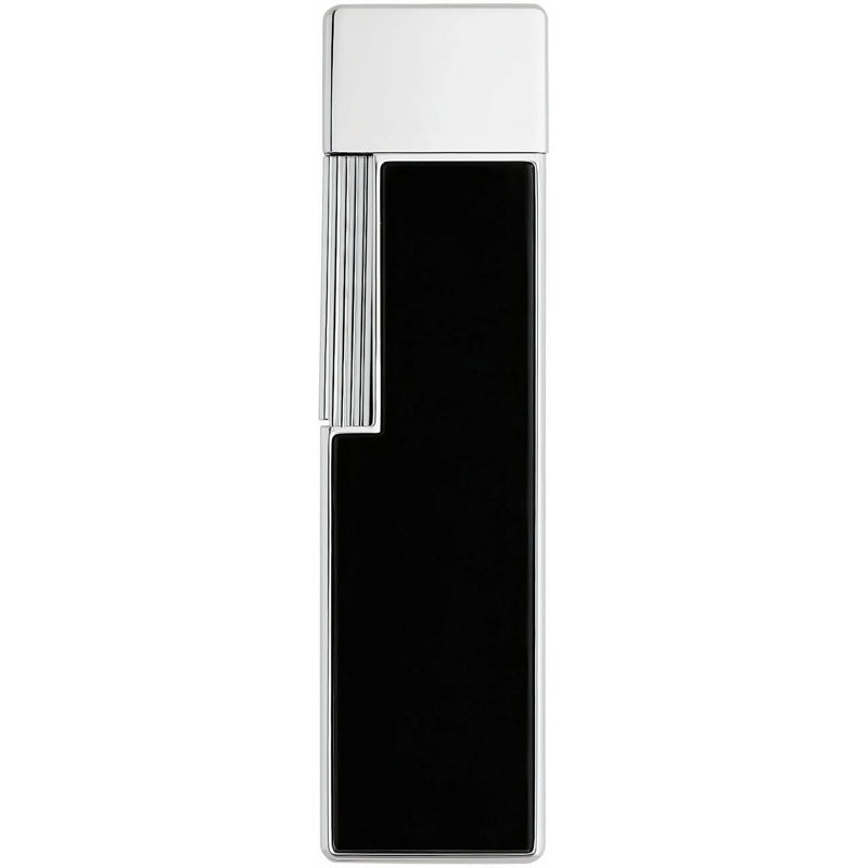 Isqueiro Twiggy Preto Lacado Cromado 030001 - Mercado de Luxo - O Maior E-Commerce de Bens, Produtos e Serviços de Luxo do Brasil.