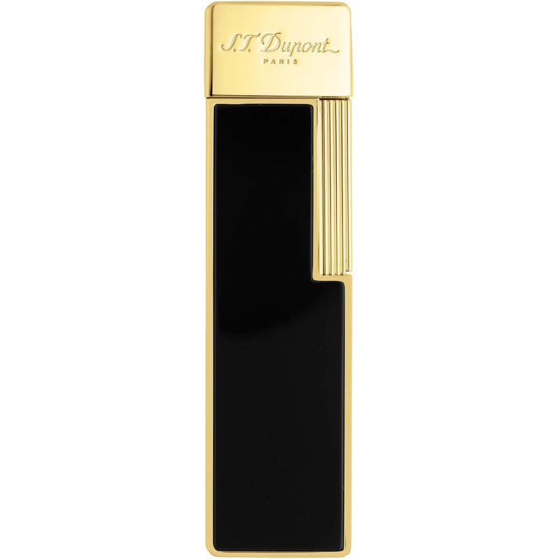 Isqueiro Twiggy Preto Lacado Dourado 030002 - Mercado de Luxo - O Maior E-Commerce de Bens, Produtos e Serviços de Luxo do Brasil.