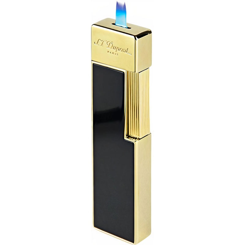 Isqueiro Twiggy Preto Lacado Dourado 030002 - Mercado de Luxo - O Maior E-Commerce de Bens, Produtos e Serviços de Luxo do Brasil.