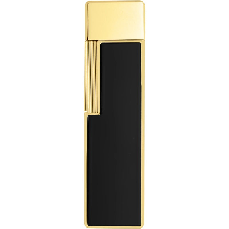Isqueiro Twiggy Preto Lacado Dourado 030002 - Mercado de Luxo - O Maior E-Commerce de Bens, Produtos e Serviços de Luxo do Brasil.