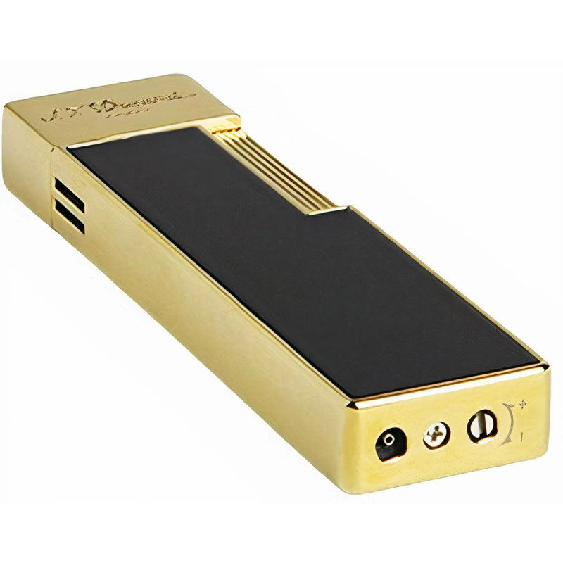 Isqueiro Twiggy Preto Lacado Dourado 030002 - Mercado de Luxo - O Maior E-Commerce de Bens, Produtos e Serviços de Luxo do Brasil.