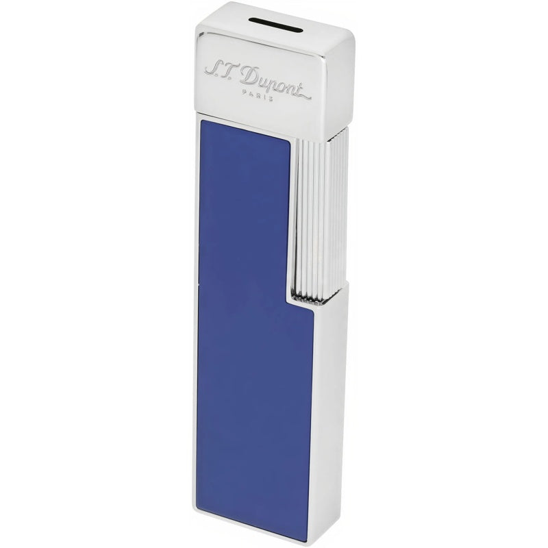 Isqueiro Twiggy Azul Lacado Cromado 030005 - Mercado de Luxo - O Maior E-Commerce de Bens, Produtos e Serviços de Luxo do Brasil.