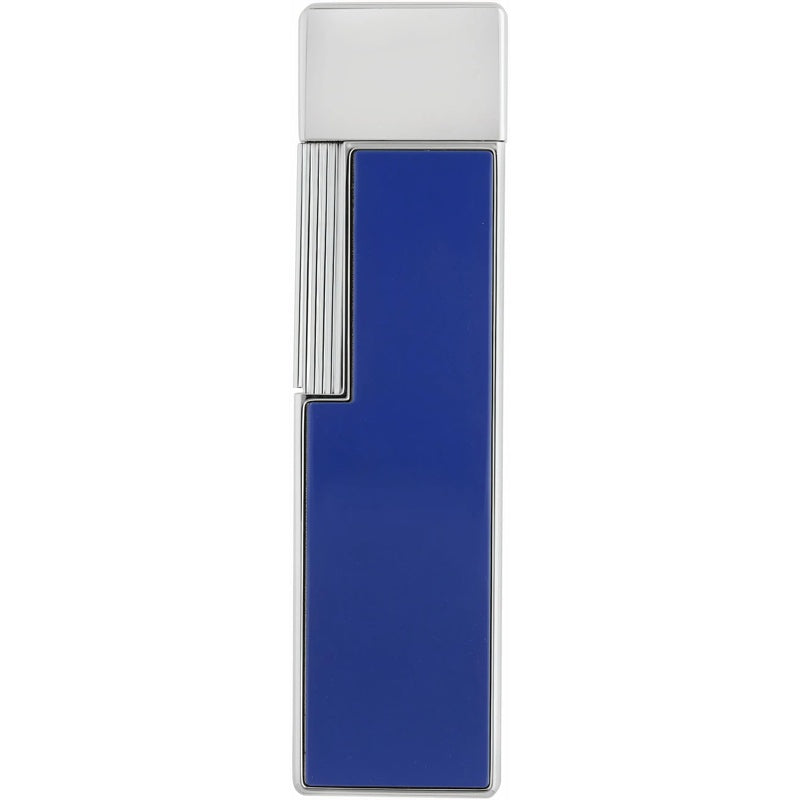 Isqueiro Twiggy Azul Lacado Cromado 030005 - Mercado de Luxo - O Maior E-Commerce de Bens, Produtos e Serviços de Luxo do Brasil.