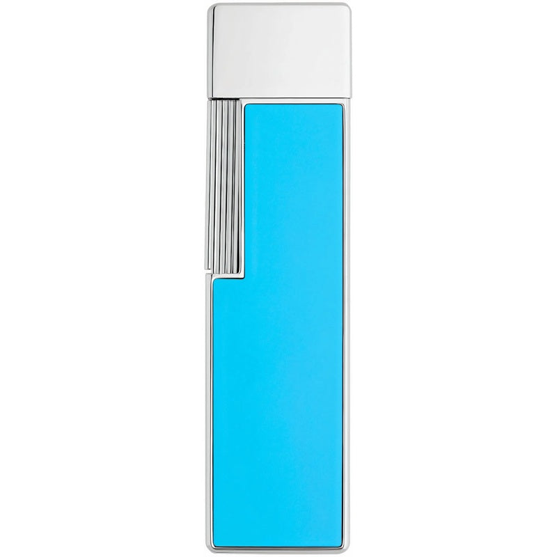 Isqueiro Twiggy Lighter Azul Claro Lacado Cromado 030007 - Mercado de Luxo - O Maior E-Commerce de Bens, Produtos e Serviços de Luxo do Brasil.