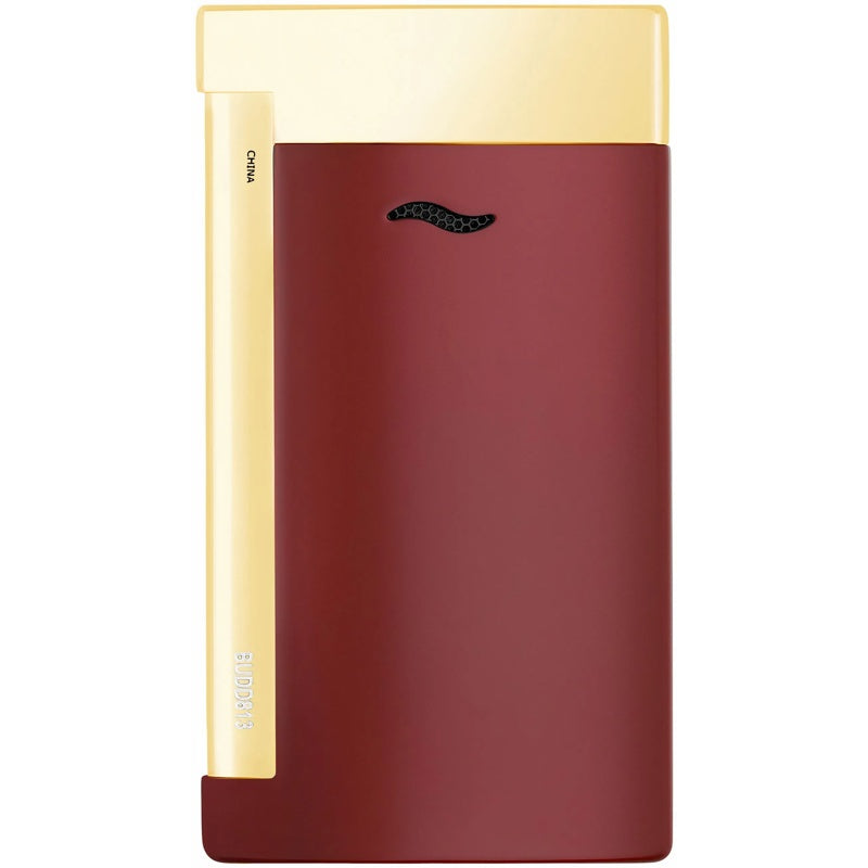 Isqueiro Slim 7 Lotus - Vermelho/Acabamento em dourado - Mercado de Luxo - O Maior E-Commerce de Bens, Produtos e Serviços de Luxo do Brasil.