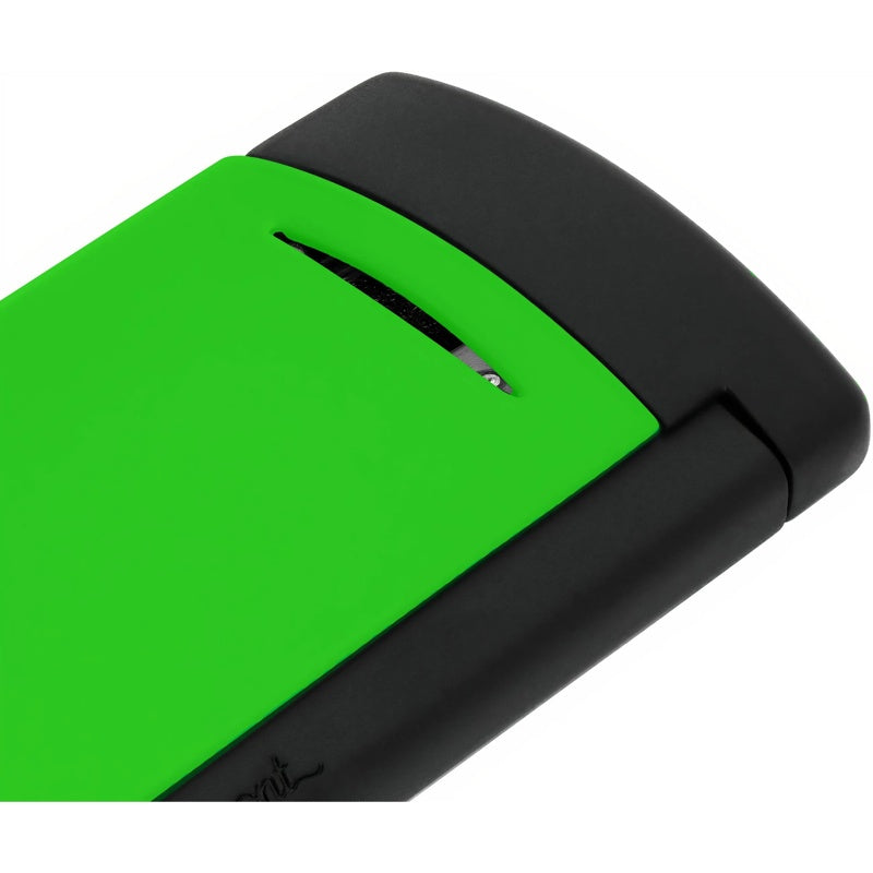Isqueiro Minijet Verde Fluorescente 010872 - Mercado de Luxo - O Maior E-Commerce de Bens, Produtos e Serviços de Luxo do Brasil.
