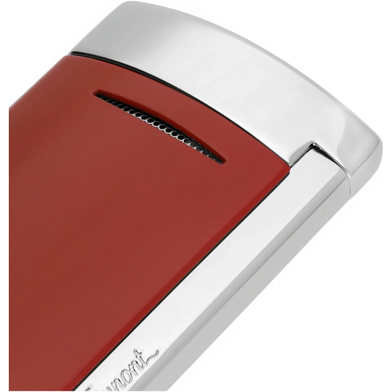 Isqueiro Minijet Vermelho Cromado 010803 - Mercado de Luxo - O Maior E-Commerce de Bens, Produtos e Serviços de Luxo do Brasil.