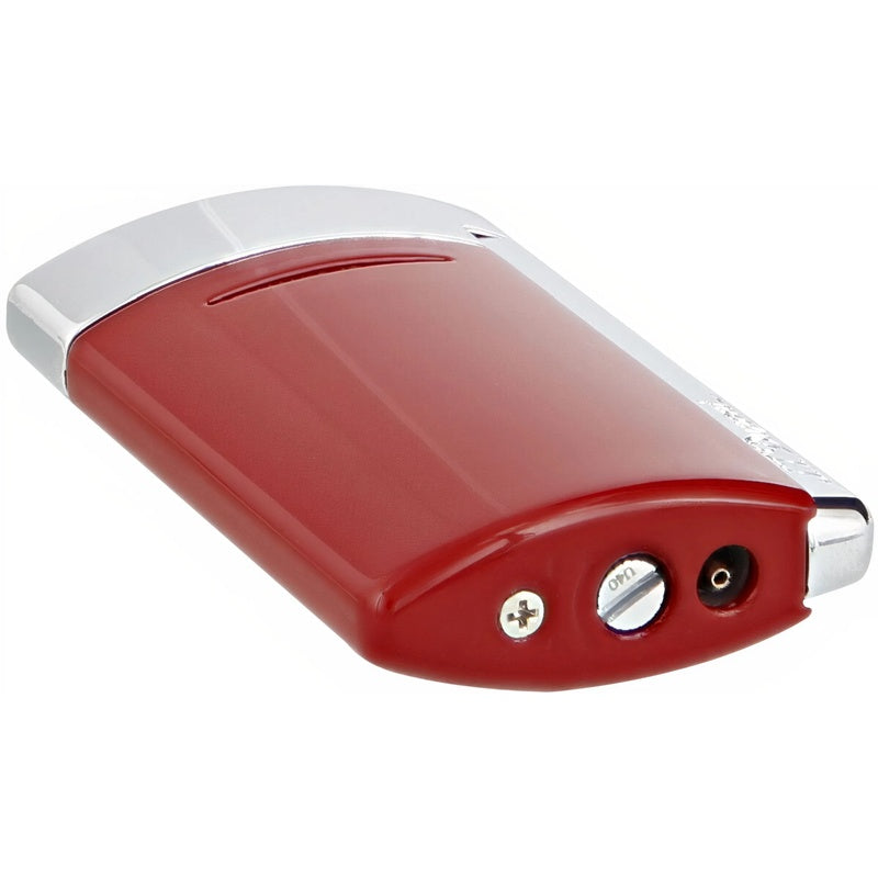 Isqueiro Minijet Vermelho Cromado 010803 - Mercado de Luxo - O Maior E-Commerce de Bens, Produtos e Serviços de Luxo do Brasil.