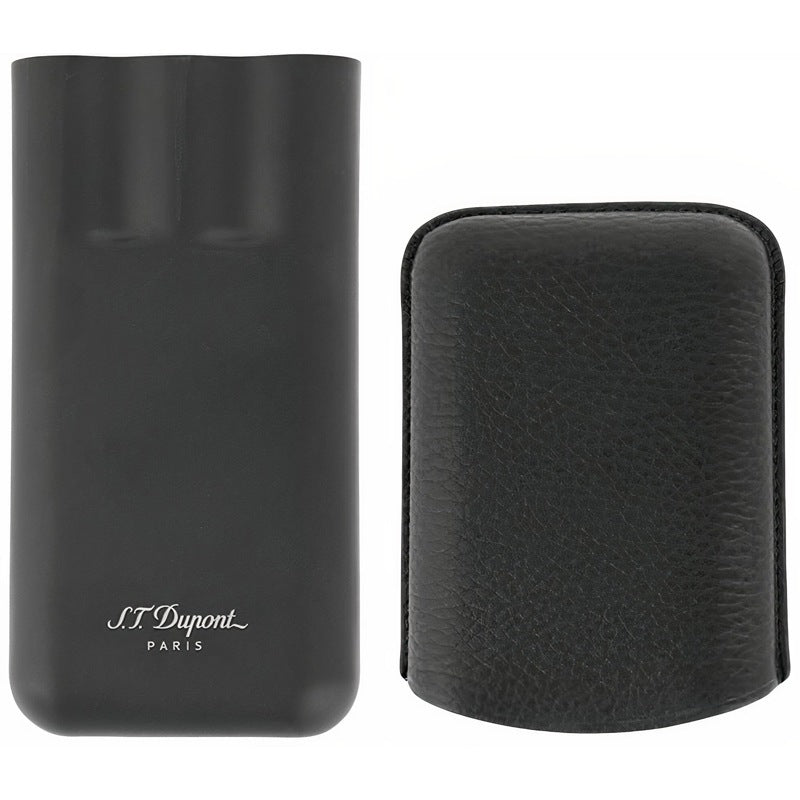 Estojo para charutos para 3 charutos preto fosco 183340 - Mercado de Luxo - O Maior E-Commerce de Bens, Produtos e Serviços de Luxo do Brasil.