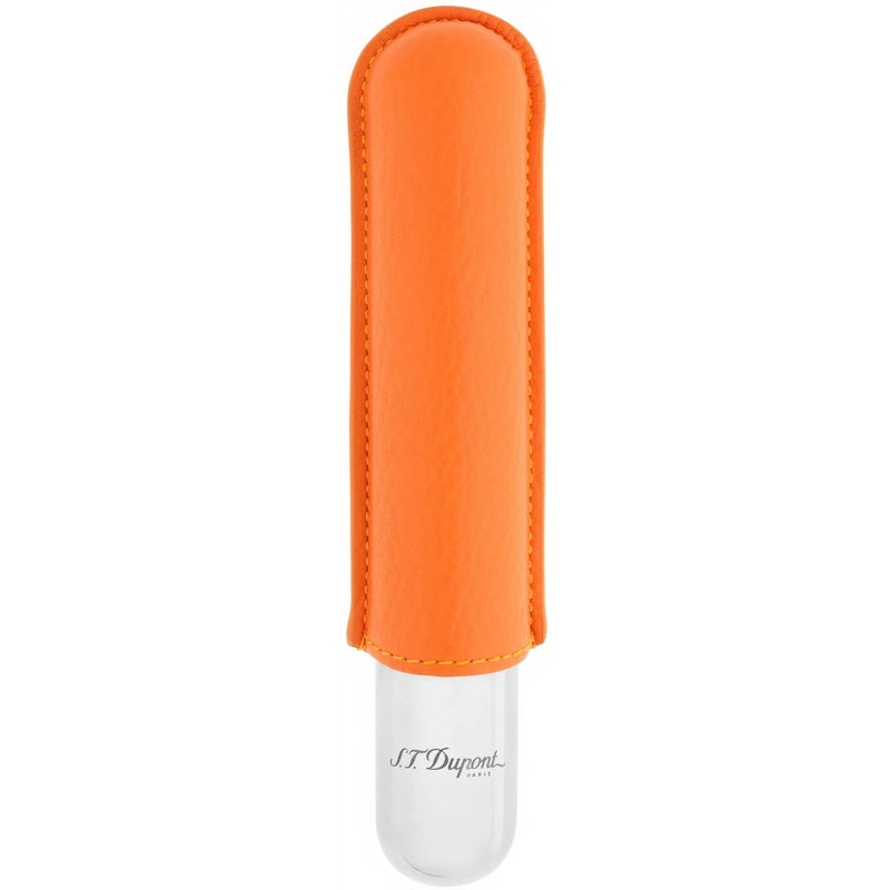 Estojo para charutos Laranja Cromado 183166 - Mercado de Luxo - O Maior E-Commerce de Bens, Produtos e Serviços de Luxo do Brasil.