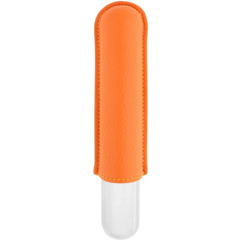 Estojo para charutos Laranja Cromado 183166 - Mercado de Luxo - O Maior E-Commerce de Bens, Produtos e Serviços de Luxo do Brasil.