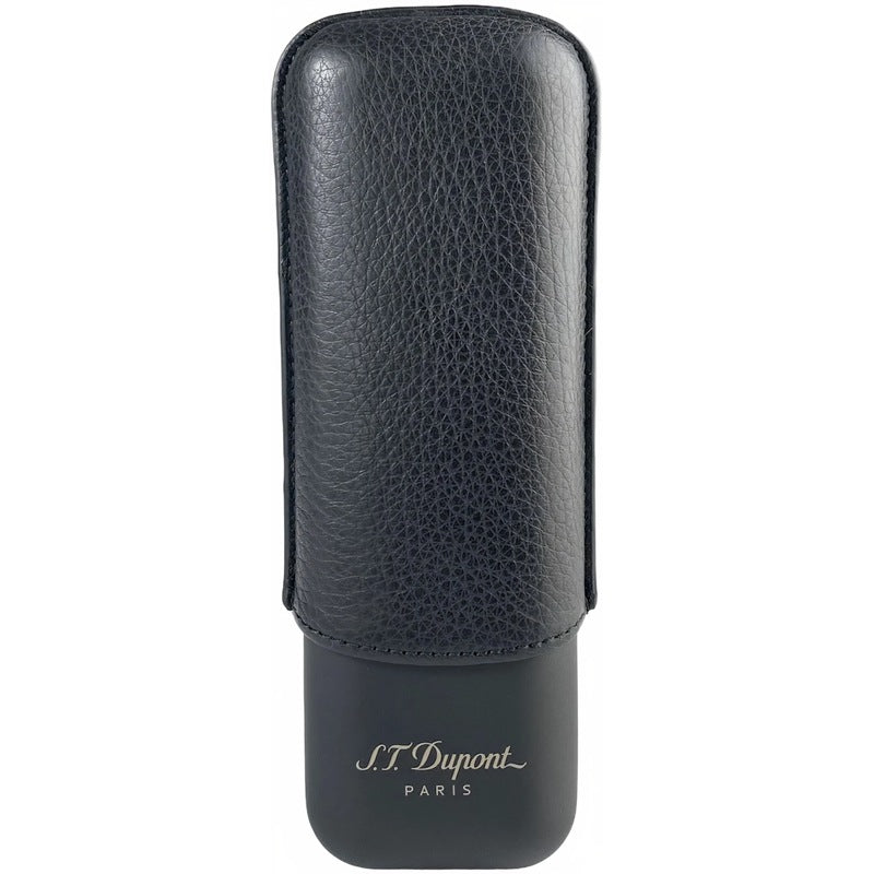 Estojo para charutos para 2 charutos preto cinza fosco 183240 - Mercado de Luxo - O Maior E-Commerce de Bens, Produtos e Serviços de Luxo do Brasil.