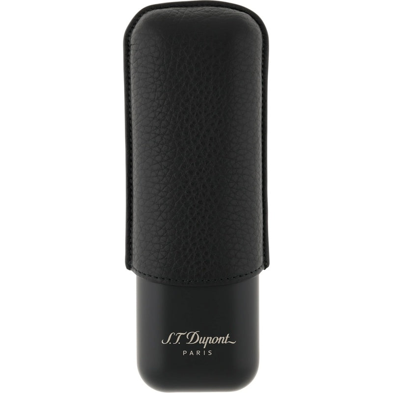 Estojo para charutos para 2 charutos preto cinza fosco 183240 - Mercado de Luxo - O Maior E-Commerce de Bens, Produtos e Serviços de Luxo do Brasil.
