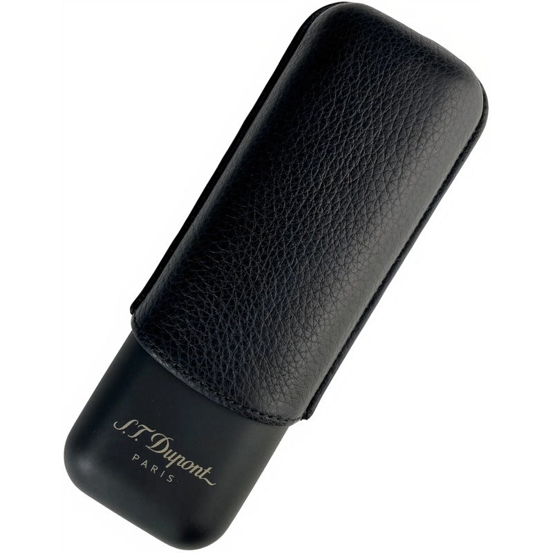 Estojo para charutos para 2 charutos preto cinza fosco 183240 - Mercado de Luxo - O Maior E-Commerce de Bens, Produtos e Serviços de Luxo do Brasil.