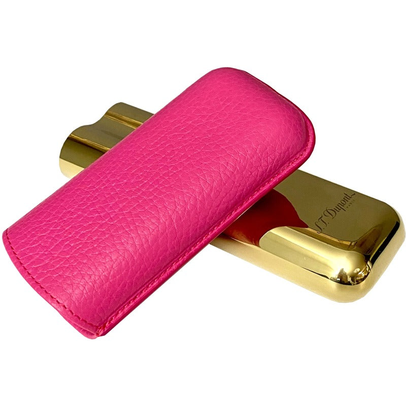 Estojo para charutos para 2 charutos rosa/dourado 183245 - Mercado de Luxo - O Maior E-Commerce de Bens, Produtos e Serviços de Luxo do Brasil.