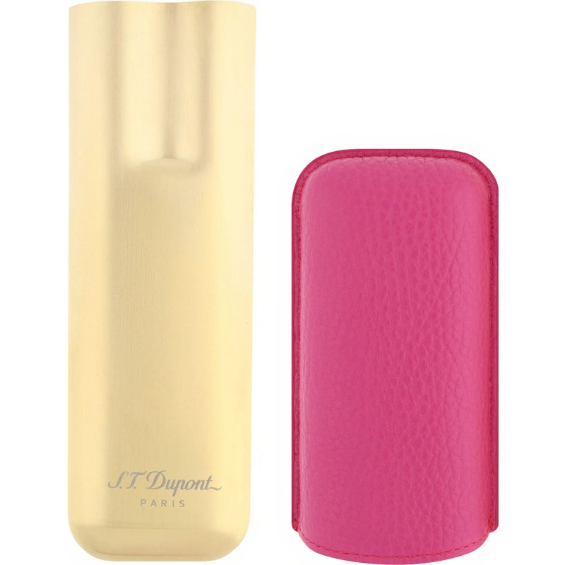 Estojo para charutos para 2 charutos rosa/dourado 183245 - Mercado de Luxo - O Maior E-Commerce de Bens, Produtos e Serviços de Luxo do Brasil.