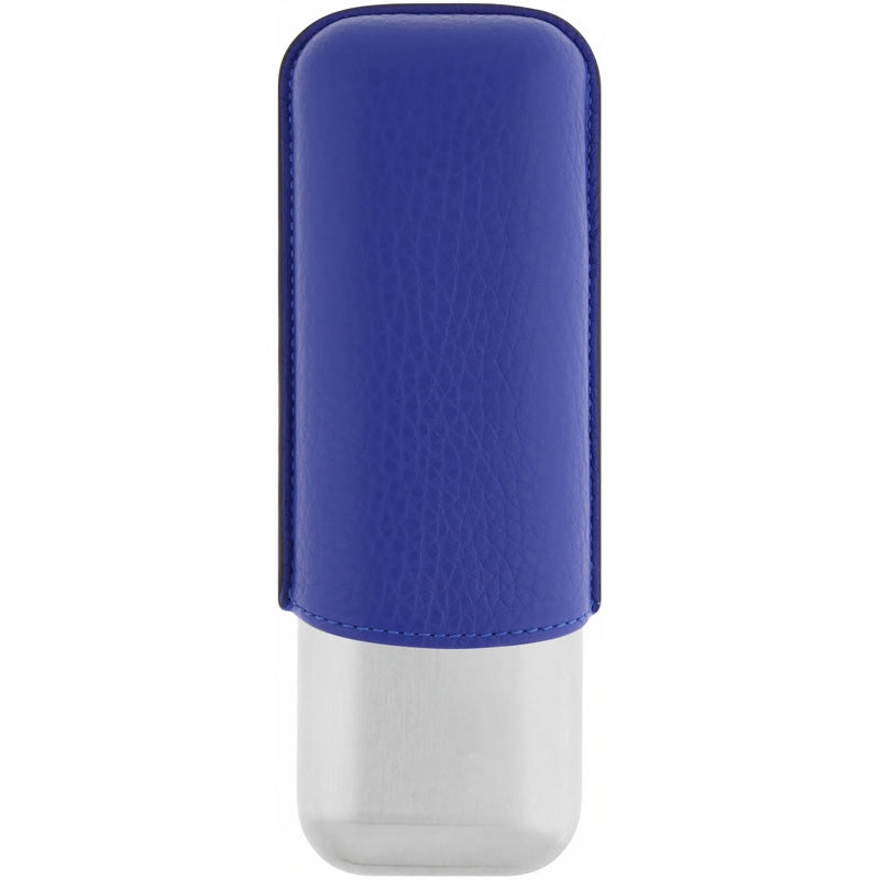 Estojo para charutos para 2 charutos azul cromado 183267 - Mercado de Luxo - O Maior E-Commerce de Bens, Produtos e Serviços de Luxo do Brasil.