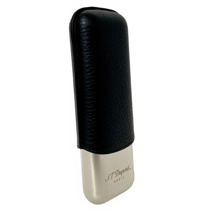 Estojo para charutos para 2 charutos preto/cromado 183260 - Mercado de Luxo - O Maior E-Commerce de Bens, Produtos e Serviços de Luxo do Brasil.