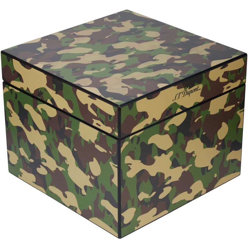 Umidor Cube Camuflagem 001317 - Mercado de Luxo - O Maior E-Commerce de Bens, Produtos e Serviços de Luxo do Brasil.