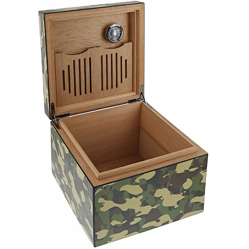 Umidor Cube Camuflagem 001317 - Mercado de Luxo - O Maior E-Commerce de Bens, Produtos e Serviços de Luxo do Brasil.