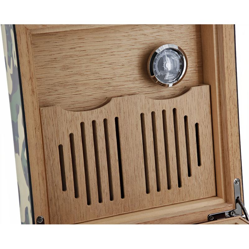 Umidor Cube Camuflagem 001317 - Mercado de Luxo - O Maior E-Commerce de Bens, Produtos e Serviços de Luxo do Brasil.