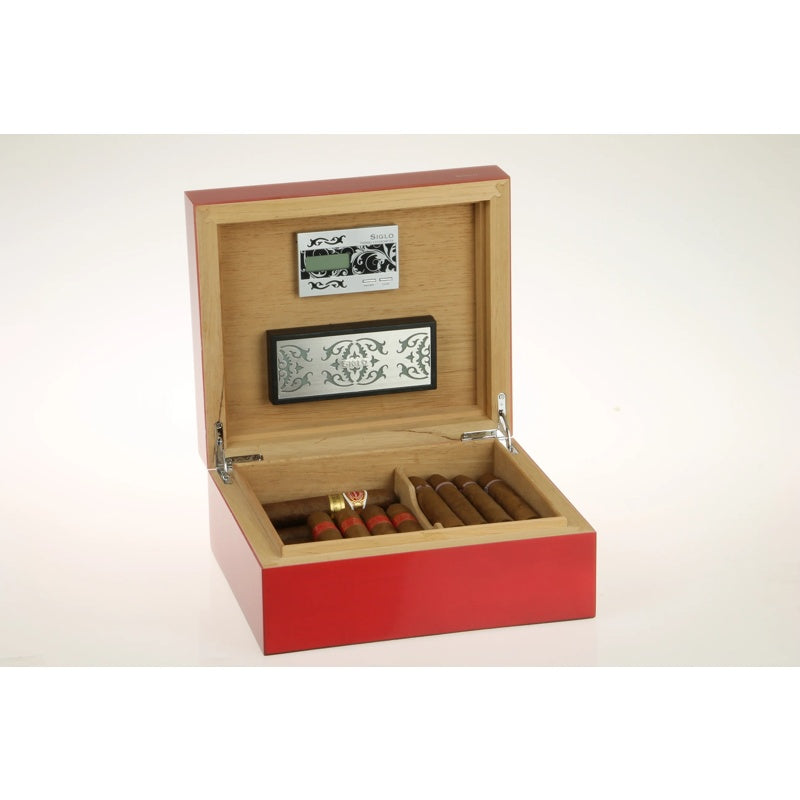 Umidor Tamanho S 50 - vermelho - Mercado de Luxo - O Maior E-Commerce de Bens, Produtos e Serviços de Luxo do Brasil.