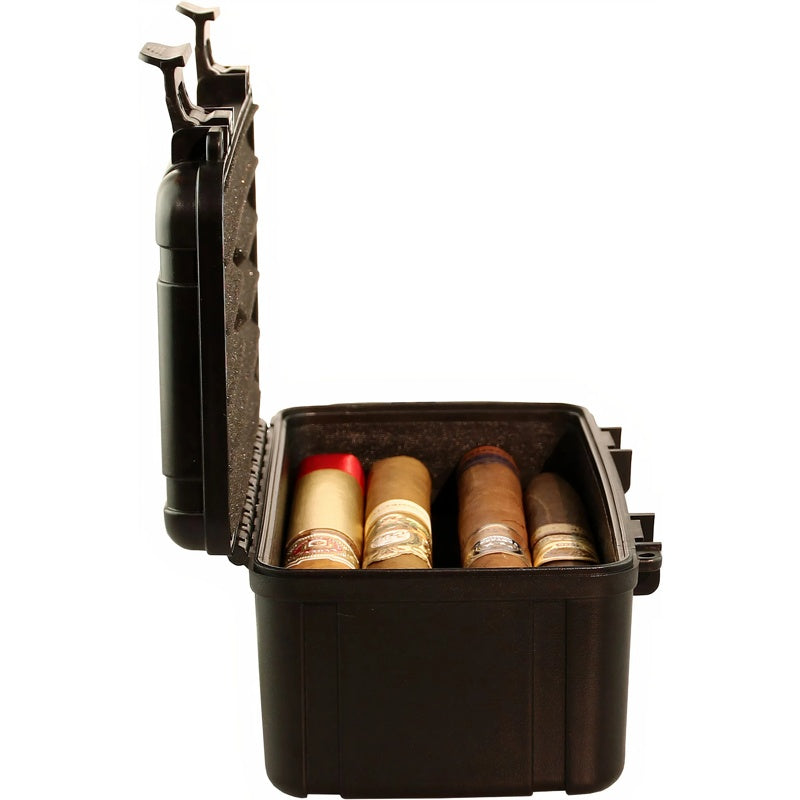 Umidor de viagem para 10 charutos com esponja umidificadora - Mercado de Luxo - O Maior E-Commerce de Bens, Produtos e Serviços de Luxo do Brasil.