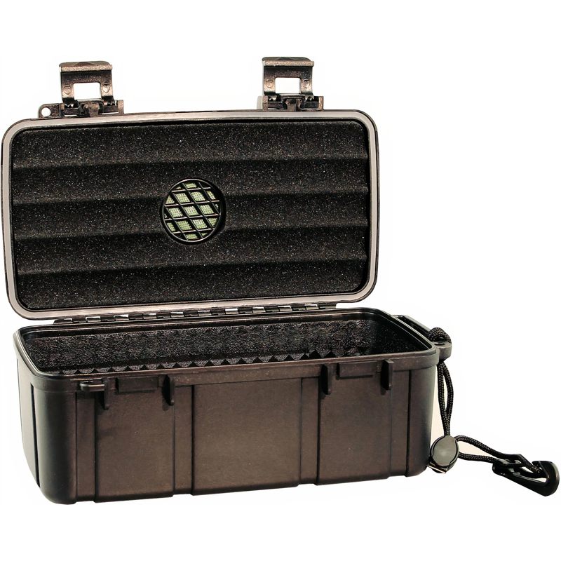 Umidor de viagem para 10 charutos com esponja umidificadora - Mercado de Luxo - O Maior E-Commerce de Bens, Produtos e Serviços de Luxo do Brasil.