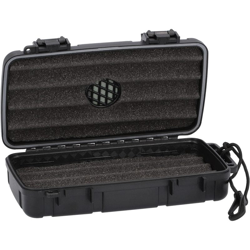 Umidor de viagem para 5 charutos com esponja umidificadora - Mercado de Luxo - O Maior E-Commerce de Bens, Produtos e Serviços de Luxo do Brasil.