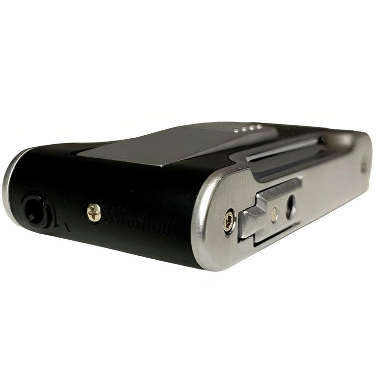 Isqueiro Kantana Jet Flame preto/prata - Mercado de Luxo - O Maior E-Commerce de Bens, Produtos e Serviços de Luxo do Brasil.