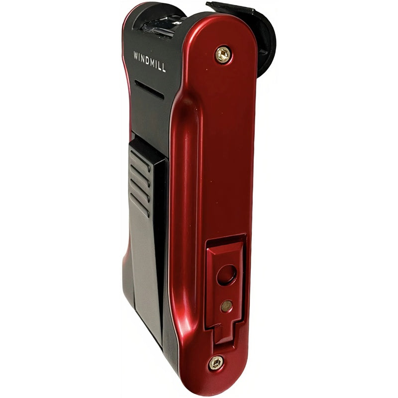 Isqueiro Kantana Jet Flame preto/vermelho - Mercado de Luxo - O Maior E-Commerce de Bens, Produtos e Serviços de Luxo do Brasil.