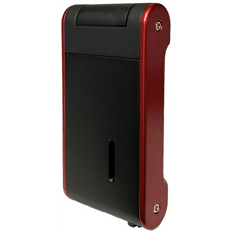 Isqueiro Kantana Jet Flame preto/vermelho - Mercado de Luxo - O Maior E-Commerce de Bens, Produtos e Serviços de Luxo do Brasil.