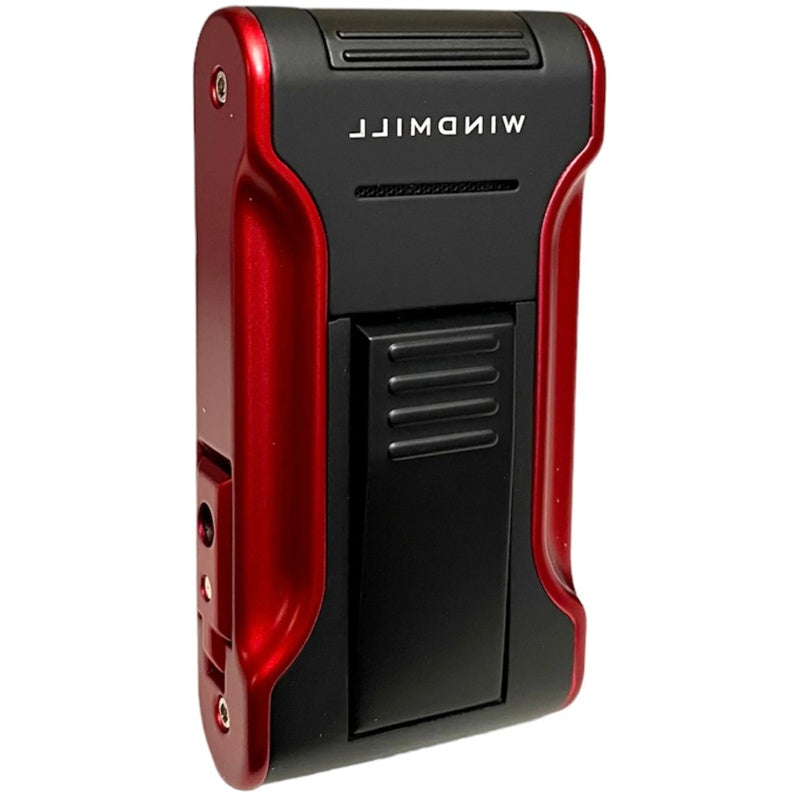 Isqueiro Kantana Jet Flame preto/vermelho - Mercado de Luxo - O Maior E-Commerce de Bens, Produtos e Serviços de Luxo do Brasil.