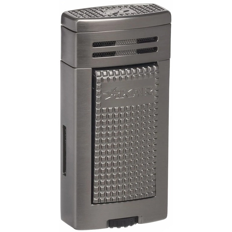 Isqueiro Ion Double Jet Gunmetal XI-607GM - Mercado de Luxo - O Maior E-Commerce de Bens, Produtos e Serviços de Luxo do Brasil.