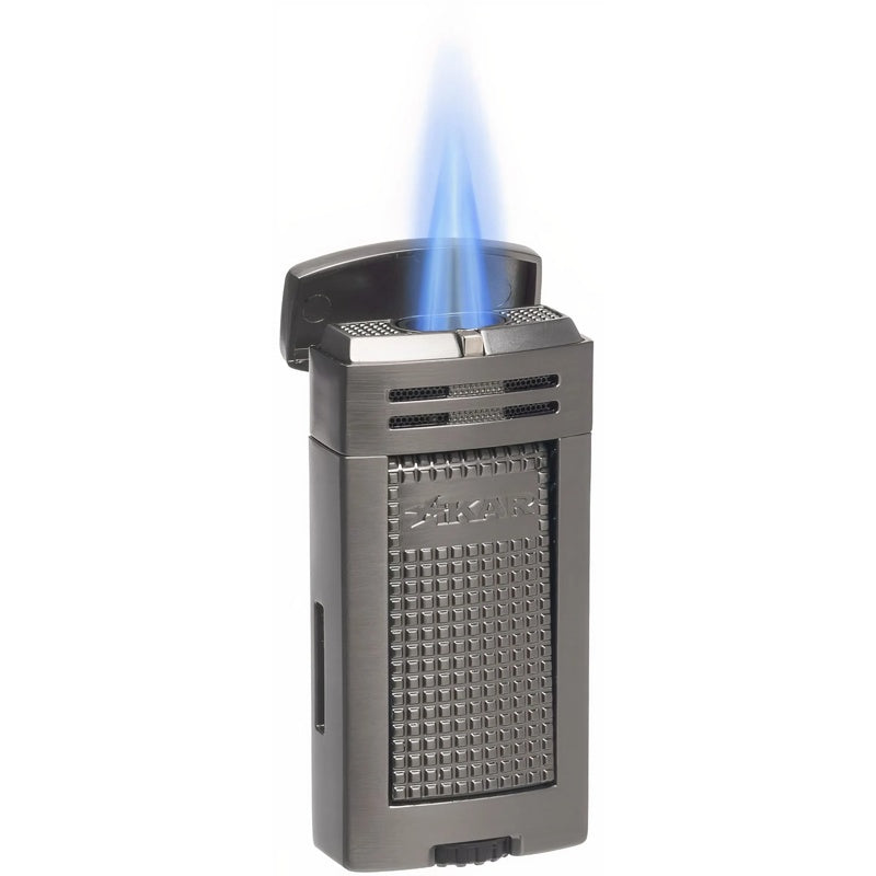 Isqueiro Ion Double Jet Gunmetal XI-607GM - Mercado de Luxo - O Maior E-Commerce de Bens, Produtos e Serviços de Luxo do Brasil.