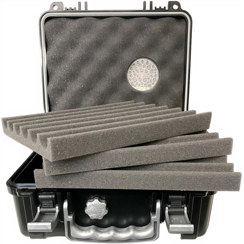 Umidificador de viagem plástico preto 20 charutos (225XI) - Mercado de Luxo - O Maior E-Commerce de Bens, Produtos e Serviços de Luxo do Brasil.