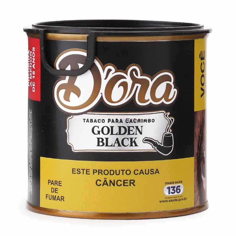 Fumo para Cachimbo Golden Black - Lata (50g) - Mercado de Luxo - O Maior E-Commerce de Bens, Produtos e Serviços de Luxo do Brasil.