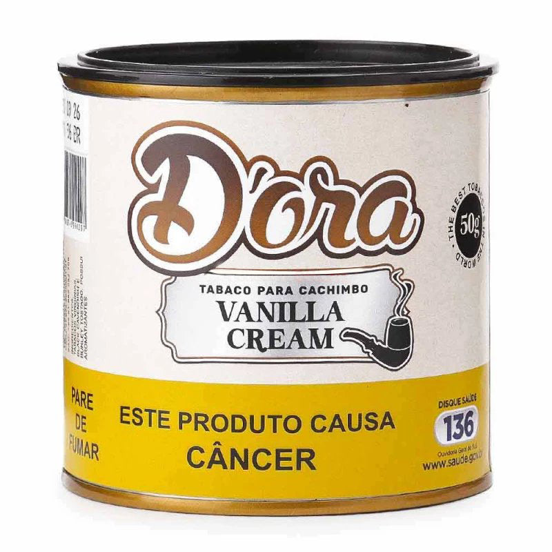 Fumo para Cachimbo Vanilla Cream - Lata (50g) - Mercado de Luxo - O Maior E-Commerce de Bens, Produtos e Serviços de Luxo do Brasil.