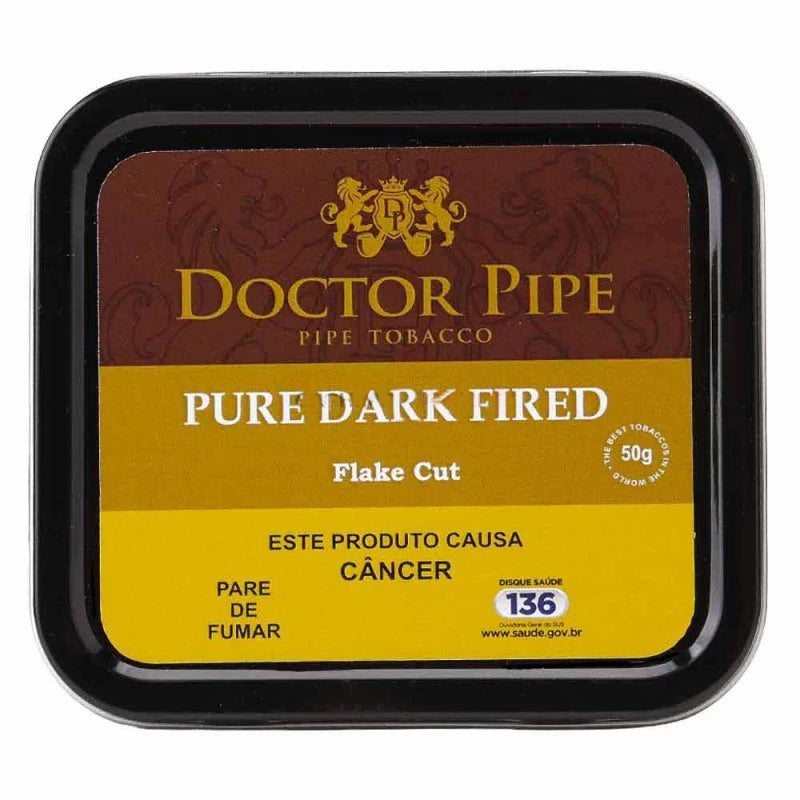 Fumo para Cachimbo Pure Dark Fired Flake - Lata (50g) - Mercado de Luxo - O Maior E-Commerce de Bens, Produtos e Serviços de Luxo do Brasil.